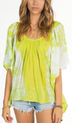Women's Go With The Sun Cover-up - Yellow Patterned