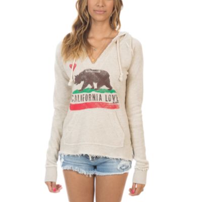 Women's Follow Me Pullover Hoody - Light Brown / Beige