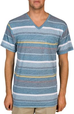 Men's Made Vneck Tee - Gray Patterned