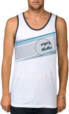 Men's Stepper Tank - White