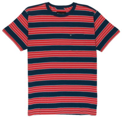 Men's Vital Knit SS Tee - Red Patterned