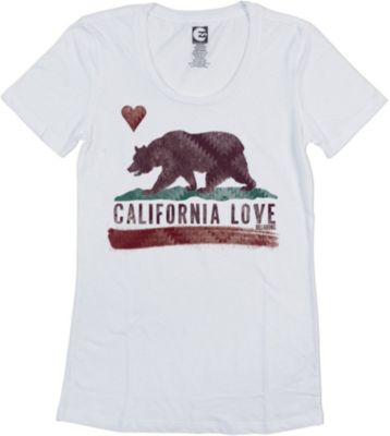 Women's Lets Make A Toast Short Sleeve Tee - White