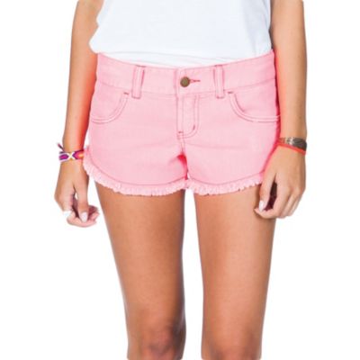 Women's Laneway Denim Short - Coral