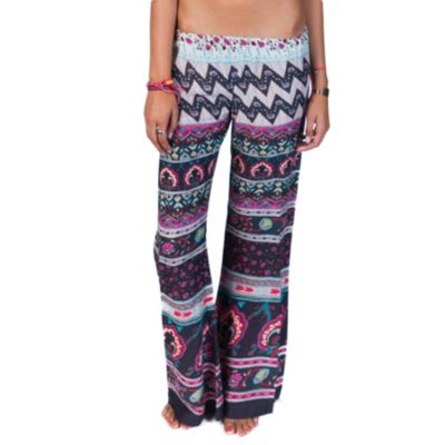 Women's Beauty Bells Print Beach Pant - Pattern