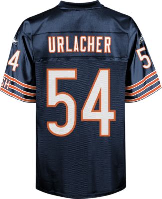 Men's Chicago Bears Brian Urlacher Replica Home Jersey