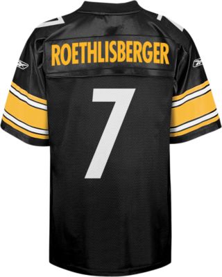 Men's Pittsburgh Steelers Ben Roethlisberger Replica Home  Jersey