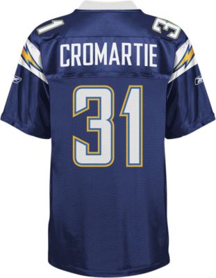 San Diego Chargers Antonio Cromartie Replica Home Jersey