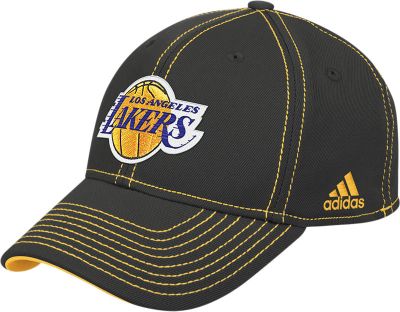 Men's Lakers Structured Flex Cap - Black