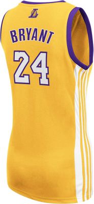 Women's Lakers Bryant Home Jersey  - Gold