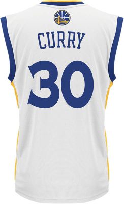 Men's Warriors Curry Home Jersey - White