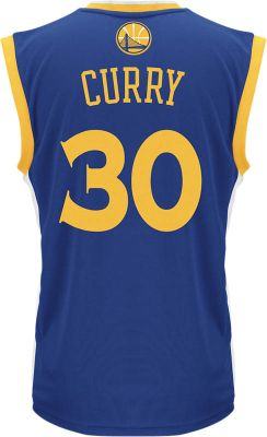 Men's Warriors Curry Road Jersey - Royal Blue/Sapphire
