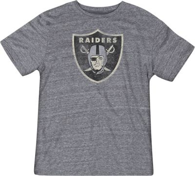 Men's Raiders Bigger Better Logo TB Tee - Gray