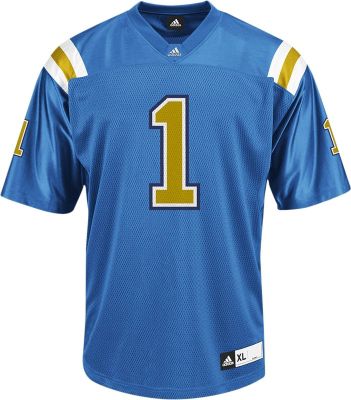 UCLA Men's Replica Football # 1 Jersey - Blue