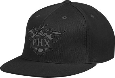 Men's Suns Tonal Flat Brim Flex Cap - Black