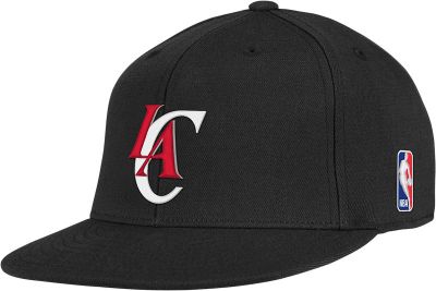 Men's Clippers Flat Brim Flex Cap - Black