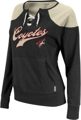Women's Coyotes Boatneck Long Sleeve Top - Black