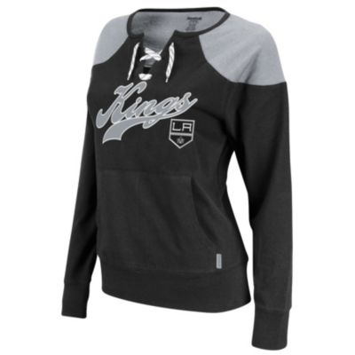 Women's Kings Boatneck L/S Top - Black