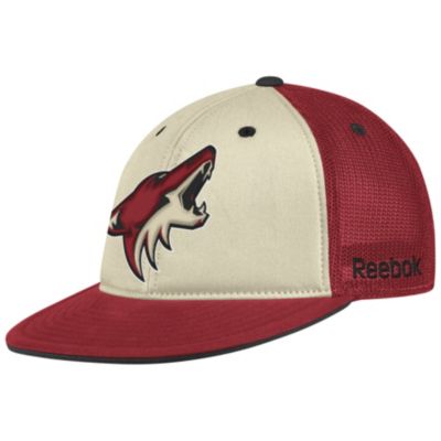 Men's Coyotes Pro Shape Flat Brim Cap - Maroon / Dark Red