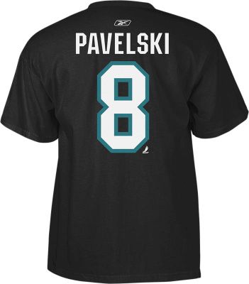 Men's Sharks Pavelski Tee - Black