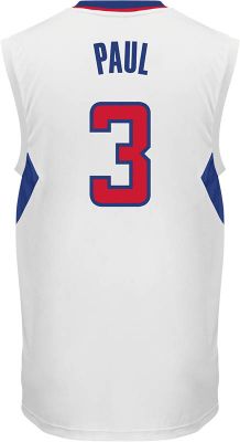 Men's Clippers Paul Home Jersey - White