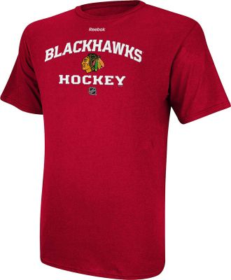 Men's Blackhawks Center Ice Team Tee - Red