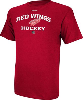 Men's Red Wings Center Ice Team Tee - Red