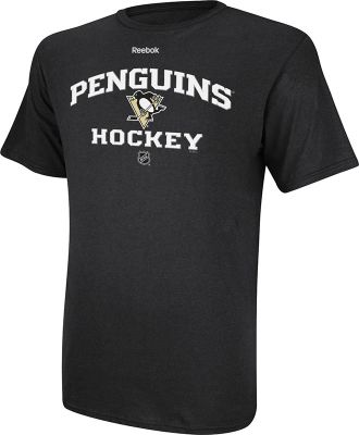 Men's Penguins Center Ice Team Tee - Black
