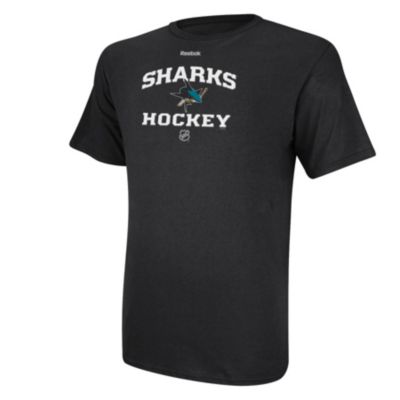 Men's Sharks Center Ice Team Tee - Black