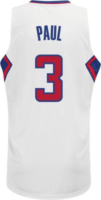 Men's Clippers Paul Home Swingman Jersey - White