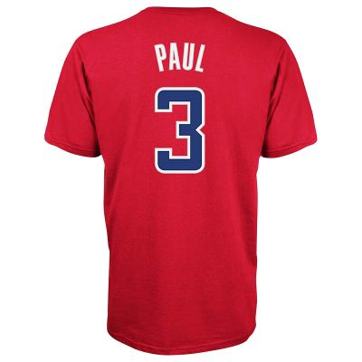 Men's Clippers Paul Game Time Tee - Red