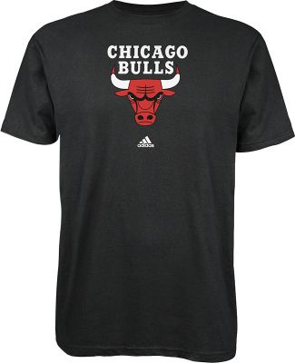 Men's Bulls Primary Logo Tee - Black