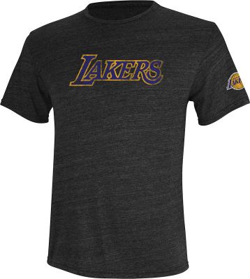 Men's Lakers Bigger Better Wordmark Tee - Dark Gray