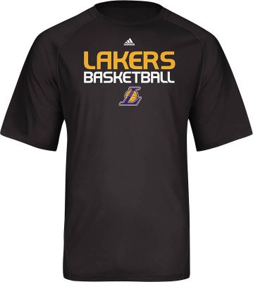 Men's Lakers Stacked High Tee - Black