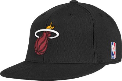 Men's Heat Flat Brim Flex Cap - Black