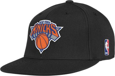 Men's Knicks Flat Brim Flex Cap - Black
