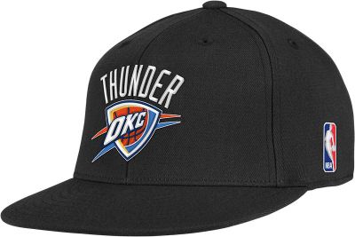 Men's Thunder Flat Brim Flex Cap - Black