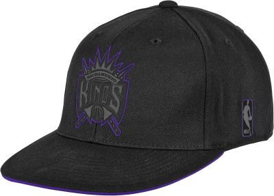 Men's Kings Flat Brim Flex Cap - Black