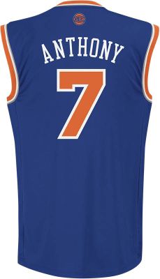 Men's Knicks Anthony Road Jersey - Blue