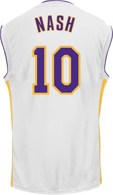 Men's Lakers Nash Alternate Jersey - White