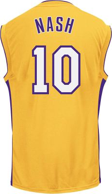 Men's Lakers Nash Home Jersey - Yellow