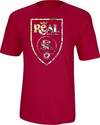 Men's Real Sallt Lake MLS Shoepile Tee - Maroon / Dark Red