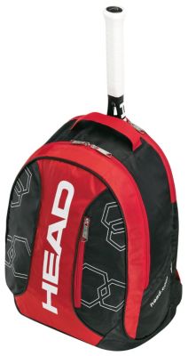 Elite Tennis Backpack - Black / Red