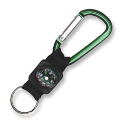 6cm Carabiner with Web & Compass