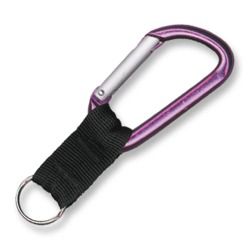 8cm Standard Carabiner With Web Fob