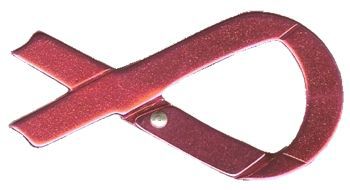 Ribbon Carabiner Pink