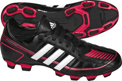 Girls' Puntero 6 TRX FG J Soccer Cleat – Black/White/Fresh Pink