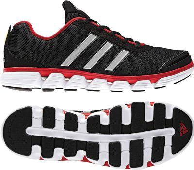 Men’s Liquid 2 Running Shoes  – Black/Metallic Silver/Light Scarlet