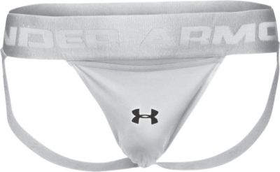 Men's Performance Jock W/Cup - White