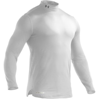 Men's Coldgear Fitted Mock - White