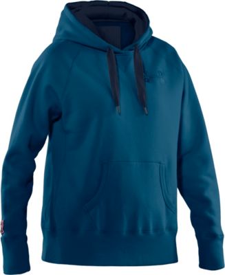 Women's UA Charged Cotton P/O Hdy - Turquoise / Aqua